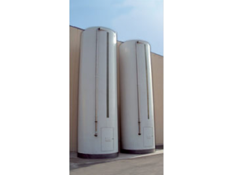 Monolithic fiberglass silo SBV
