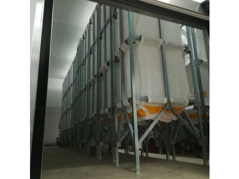 Reticular silo in trevia fabric SPT-SET