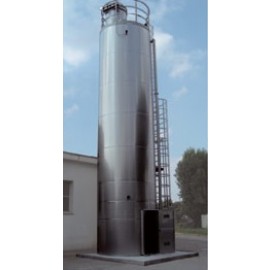 Monolithic silo in aluminium or stainless steel SBA-SBI