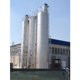 Modular silo in aluminium or stainless steel SMI-SMA