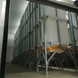 Reticular silo in trevia fabric SPT-SET